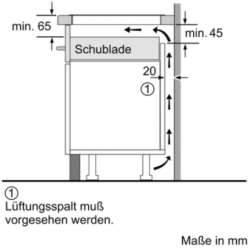 Neff T 45 SBE 1 L0 Kochfeld autark Belüftung
